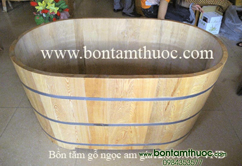 Bồn tắm gỗ Ngọc am